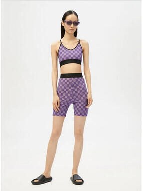 Ambush Monogram Bra & Short Set, $610 Total, NWT, Size M, #2307